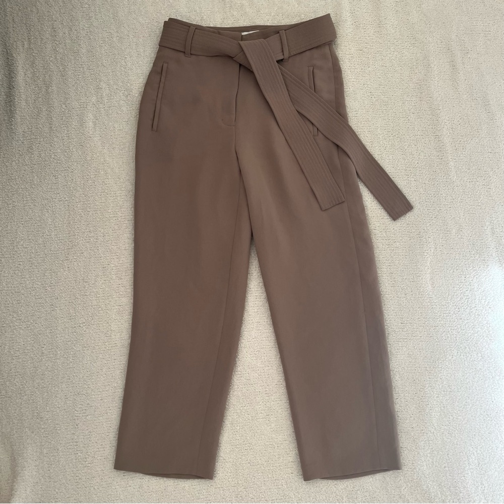 Wilfred Tie Front Pant Grey Taupe